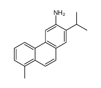 2-isopropyl-8-methyl-[3]phenanthrylamine结构式