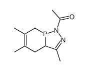 9-acetyl-8,9-diaza-1-phospha-3,4,7-trimethyl-bicyclo<4.3.0>-nona-3,7-diene Structure