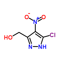 (5-Chloro-4-nitro-1H-pyrazol-3-yl)methanol Structure