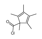 2,4-Cyclopentadiene-1-carbonyl chloride, 1,2,3,4,5-pentamethyl- (9CI)结构式