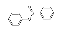 phenyl p-toluenesulfinate Structure