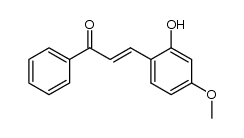 2-hydroxy-4-methoxy-trans()-chalcone Structure