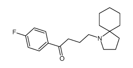 4-(1-aza-spiro[4.5]dec-1-yl)-1-(4-fluoro-phenyl)-butan-1-one结构式