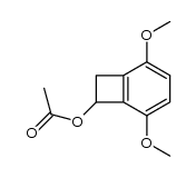 1-acetoxy-3,6-dimethoxybenzocyclobutene结构式