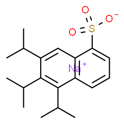 5,6,7-Triisopropyl-1-naphthalenesulfonic acid sodium salt结构式