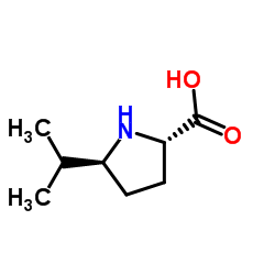 L-Proline, 5-(1-methylethyl)-, trans- (9CI)结构式