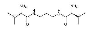 N,N'-bis(L-valinyl)propylenediamine Structure