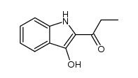 1-(3-hydroxy-1H-indol-2-yl)propan-1-one Structure