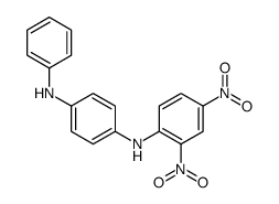 4-N-(2,4-dinitrophenyl)-1-N-phenylbenzene-1,4-diamine结构式