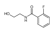 2-fluoro-N-(2-hydroxyethyl)benzamide Structure
