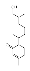 6-(7-hydroxy-6-methylhept-5-en-2-yl)-3-methylcyclohex-2-en-1-one结构式