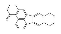 4-Oxo-1,2,3,4,9,10,11,12-octahydro-dibenzo[b,k]fluoranthen结构式