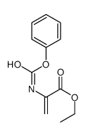 ethyl 2-(phenoxycarbonylamino)prop-2-enoate结构式