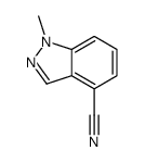 1-Methyl-1H-indazol-4-carbonitrile结构式
