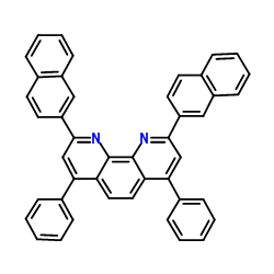 2,9-Bis(naphthalen-2-yl)-4,7-diphenyl-1,10-phenanthroline structure