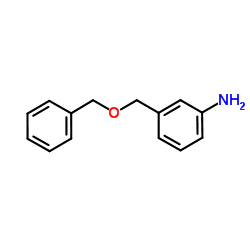 3-BENZYLOXYMETHYL-PHENYLAMINE结构式