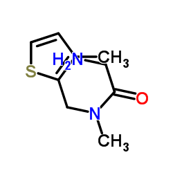 N-Methyl-N-[(3-methyl-2-thienyl)methyl]glycinamide结构式