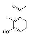 1-(2-氟-3-羟基苯基)乙酮结构式