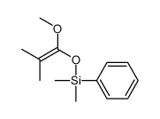 (1-methoxy-2-methylprop-1-enoxy)-dimethyl-phenylsilane Structure