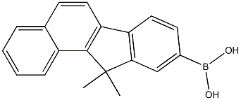 (11,11-dimethyl-11H-benzo[a]fluoren-9-yl)boronic acid Structure