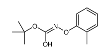 tert-butyl N-(2-methylphenoxy)carbamate结构式