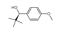 (R)-(+)-2,2-dimethyl-1-(p-methoxyphenyl)propanol Structure