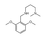 N-[(2,6-dimethoxyphenyl)methyl]-N',N'-dimethylpropane-1,3-diamine Structure