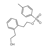 1,2-benzenediethanol monotosylate Structure