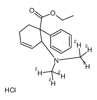 Tilidine-d6 Hydrochloride Structure