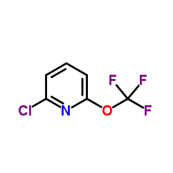 2-氯-6-(三氟甲氧基)吡啶结构式