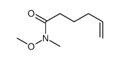 N-methoxy-N-methylhex-5-enamide结构式