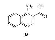 1-amino-4-bromo-2-naphthoic acid结构式