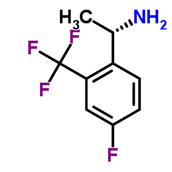 (1S)-1-[4-Fluoro-2-(trifluoromethyl)phenyl]ethanamine结构式