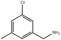 3-Chloro-5-methylbenzyl amine structure