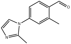 2-methyl-4-(2-methyl-1H-imidazol-1-yl)benzaldehyde Structure