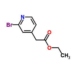 2-(2-溴吡啶-4-基)乙酸乙酯结构式