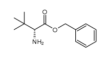 (R)-benzyl 2-amino-3,3-dimethylbutanoate结构式