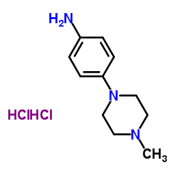 4-(4-Methyl-1-piperazinyl)aniline dihydrochloride Structure