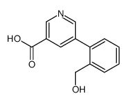5-[2-(hydroxymethyl)phenyl]pyridine-3-carboxylic acid结构式