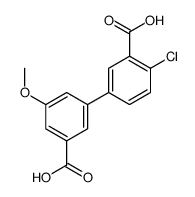 5-(3-carboxy-5-methoxyphenyl)-2-chlorobenzoic acid Structure