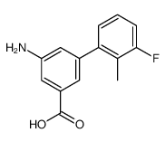 3-amino-5-(3-fluoro-2-methylphenyl)benzoic acid structure