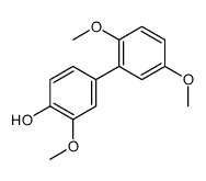 4-(2,5-dimethoxyphenyl)-2-methoxyphenol结构式
