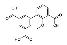 5-(3-carboxy-2-methoxyphenyl)benzene-1,3-dicarboxylic acid Structure