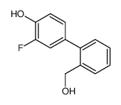 2-fluoro-4-[2-(hydroxymethyl)phenyl]phenol结构式