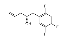 (2R)-1-(2,4,5-trifluorophenyl)-4-pentene-2-ol结构式