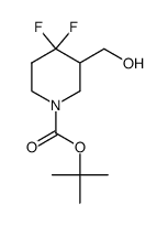 Tert-Butyl 4,4-Difluoro-3-(Hydroxymethyl)Piperidine-1-Carboxylate structure