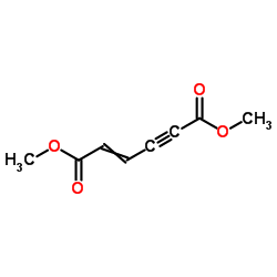 2-Hexen-4-ynedioic acid dimethyl ester结构式