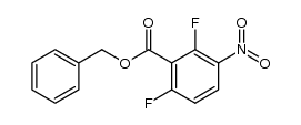 benzyl 2,6-difluoro-3-nitrobenzoate结构式