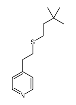 4-[2-(3,3-dimethylbutylsulfanyl)ethyl]pyridine Structure