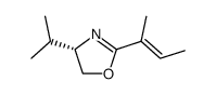 Oxazole, 4,5-dihydro-4-(1-methylethyl)-2-(1-methyl-1-propenyl)-, (E)- (9CI) picture